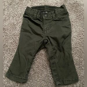 Old Navy Baby Olive Green Pants Size 3-6 months